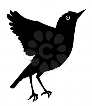 Royalty Free Clipart Image of a Bird
