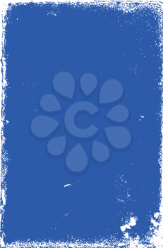 Royalty Free Clipart Image of Blue Paper