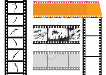 Royalty Free Clipart Image of Camera Film