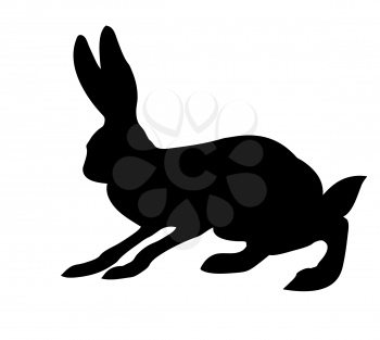 Royalty Free Clipart Image of a Rabbit 