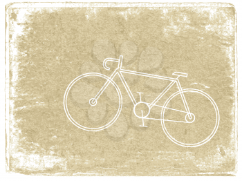 Royalty Free Clipart Image of a Bicycle Background