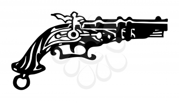 Royalty Free Clipart Image of a Fusil