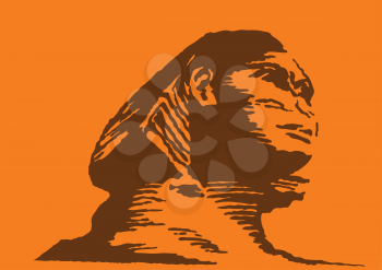 Royalty Free Clipart Image of the Sphinx