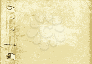 Royalty Free Clipart Image of Aging Torn Paper