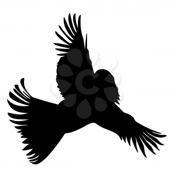 Royalty Free Clipart Image of an Abstract Bird
