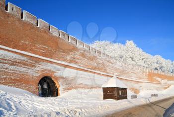 wall to old fortress