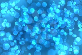 Royalty Free Clipart Image of a Blue Circle Background