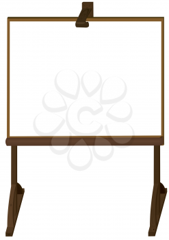 Royalty Free Clipart Image of a Drawing Board