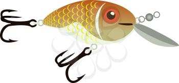 Royalty Free Clipart Image of a Fish Lure