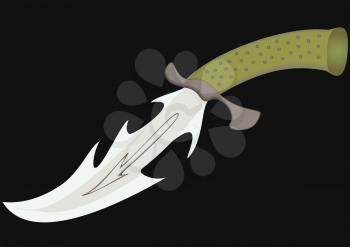 Knife a cold steel, file EPS.8 illustration.
