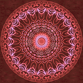 Circle floral ornament, EPS10 - vector graphics.
