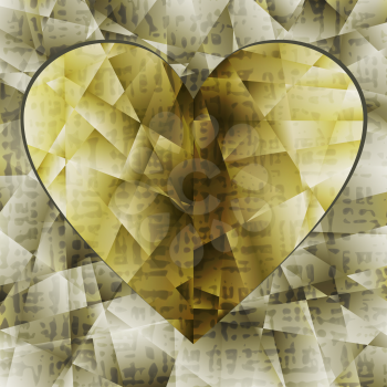 Heart, valentines, EPS10 - vector graphics.