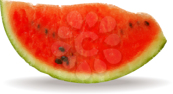 Watermelon slice, mosaic style, EPS8 - vector graphics.