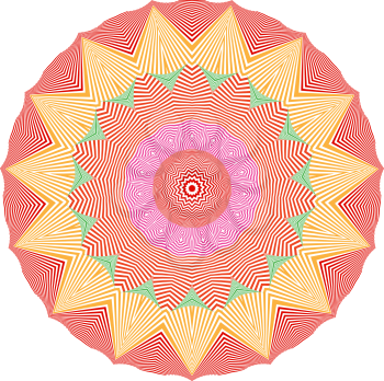 Circle ornament, EPS8 - vector graphics.