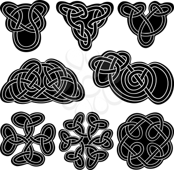 Set celtic knot, EPS8 - vector graphics.