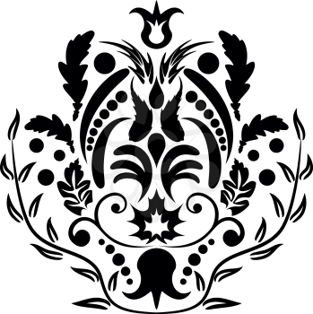 Pattern tracery in the style of baroque, EPS8 - vector graphics.