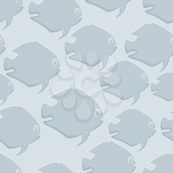 Seamless background fish, EPS10 - vector graphics.