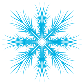 Original snowflake, EPS8 - vector graphics.