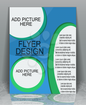 Cover design flyer your business, EPS10 - vector graphics.