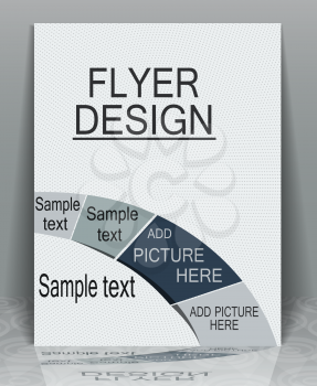 Unique flyer cover design your business, EPS10 - vector graphics.