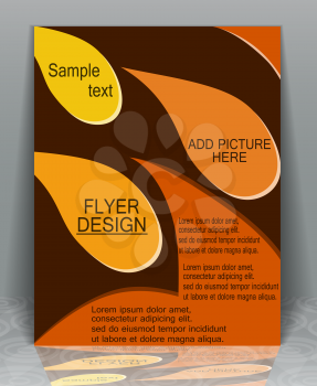 Flyer your business, EPS10 - vector graphics.