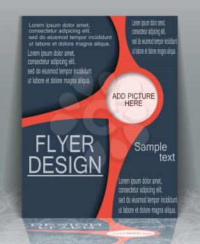 Business  flyer abstract, EPS10 - vector graphics.