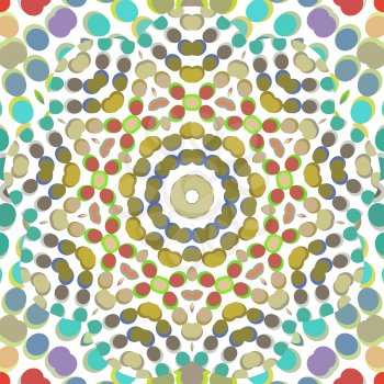 Polygon flower color seamless background, EPS8 - vector graphics.