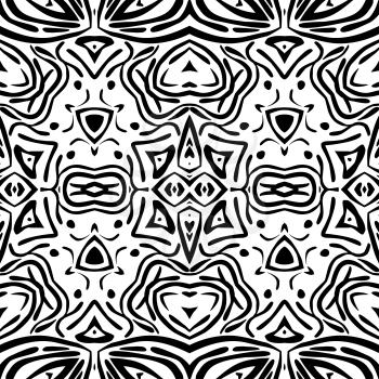 Abstract ornament seamless pattern for background
