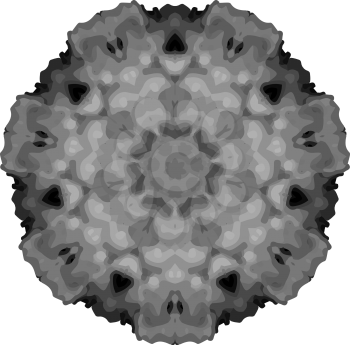 Circular pattern in form of mandala