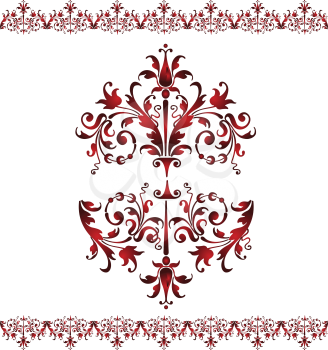 Royalty Free Clipart Image of a Victorian Design