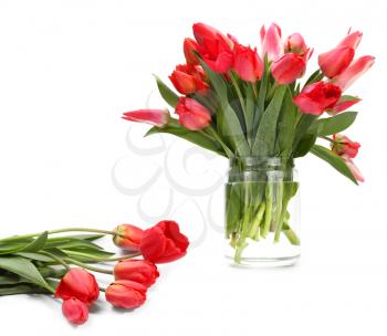 bouquet of tulip flowers