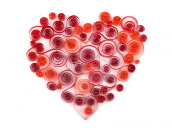red heart curling paper 