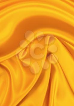 Gold silk material as the basic background