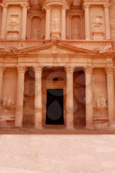 treasury facade,uper part,Petra,Jordan