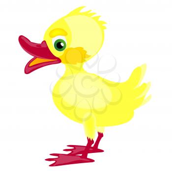 Royalty Free Clipart Image of a Duck