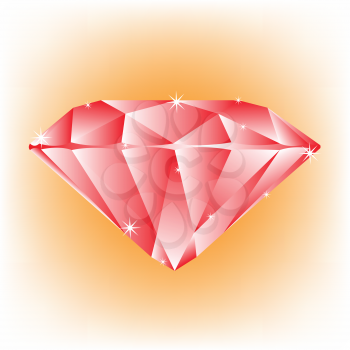 Royalty Free Clipart Image of a Jewel