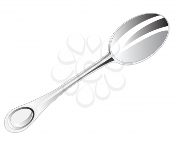 The Spoon dinning-room on white background is insulated.Vector illustration