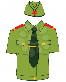 Year military form of the soldier to red army