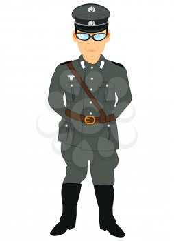 Officer in german form of the timeses of the second world war
