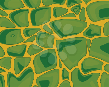 Vector illustration of the decorative background from green figures