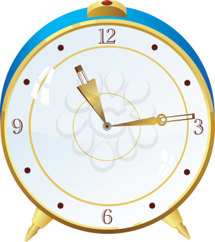 Royalty Free Clipart Image of a Nightstand Clock