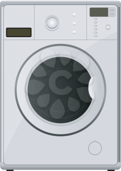 Royalty Free Clipart Image of a Washing Machine