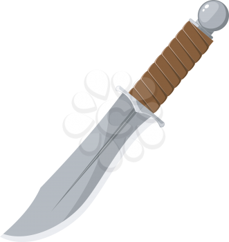Royalty Free Clipart Image of a Sharp Knife