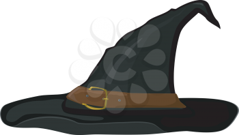 Royalty Free Clipart Image of a Witches Hat