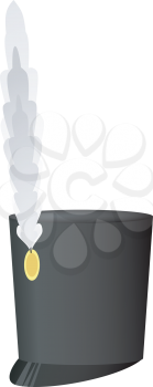 Royalty Free Clipart Image of a Band Leader's Hat