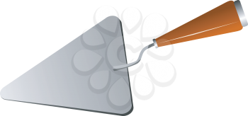 Royalty Free Clipart Image of a Trowel on a White Background