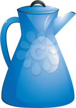 Royalty Free Clipart Image of a Coffee Pot