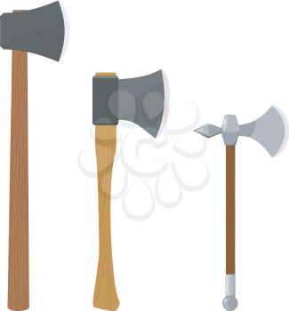 Royalty Free Clipart Image of a Set of Different Styled Axes