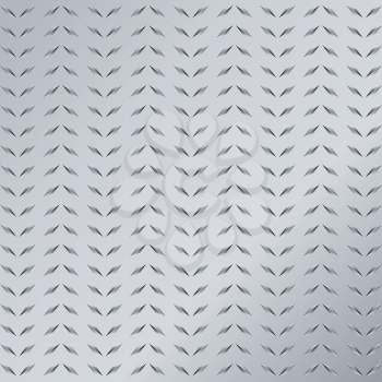 Royalty Free Clipart Image of an Industrial Metal Plate