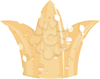 Illustration of the crown of cheese